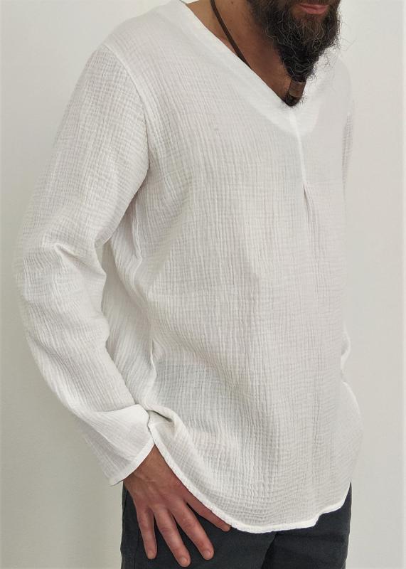 Bavlnená košeľa Vetroplach - L biela